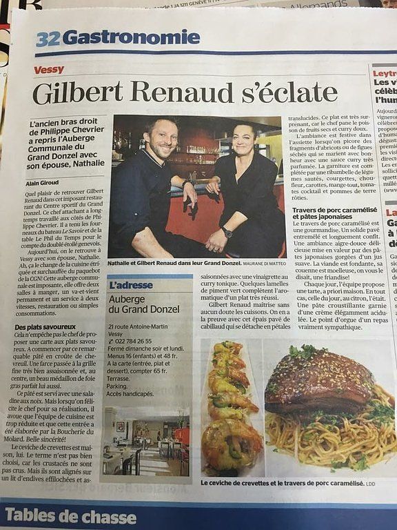 Gilbert Renaud s'éclate - Auberge du Grand Donzel